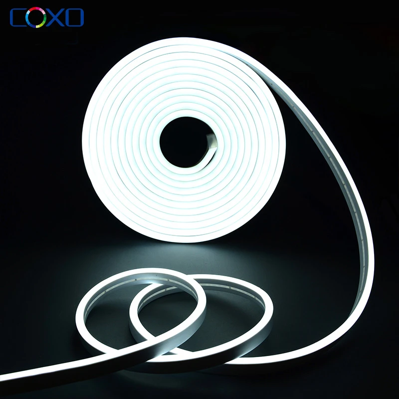 led tape DC 12V Neon LED Strip Light Waterproof SMD 2835 120LEDs/m Flexible LED Lights For Home Decoration warm white 5M Neon Strip led 24v led strip