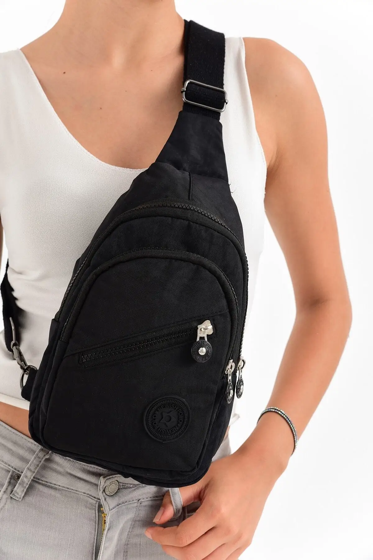 Women High Capacity Handbag Casual Fashion Accessories Phone Coin Purse Shoulder Strap Multi Compartment Zipper Handbag