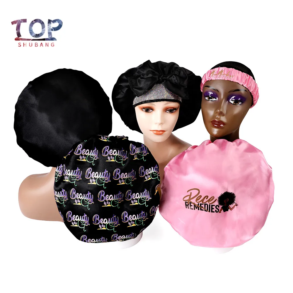Wholesale Luxury Brand Custom Designer Print Bonnet Headbands Sets