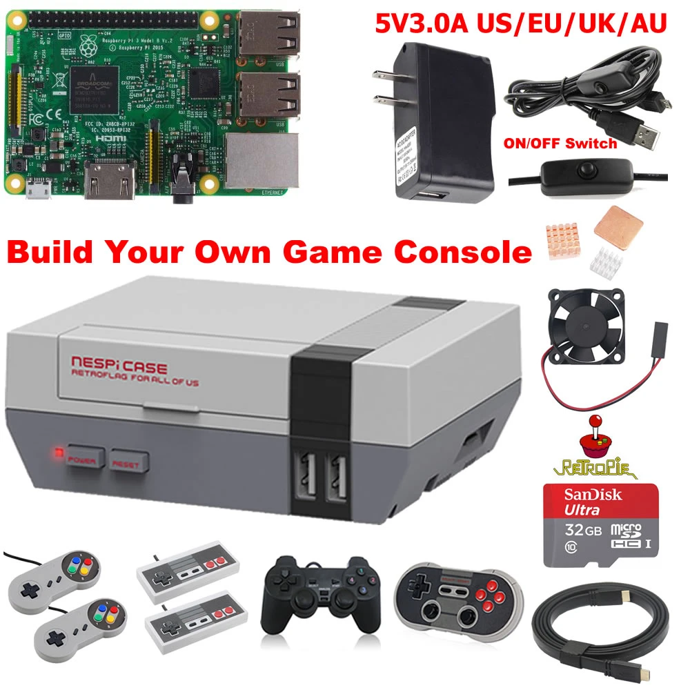 Raspberry Pi 3 Model B Game Kit G3B01