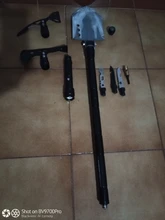 Pala multifuncional plegable para acampada, equipo de pala plegable militar de 76cm, para supervivencia al aire libre, para jardín