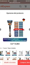 Gillette Fusion 5 Proglide,Navajas,Para barba,Maquinilla de afeitar para hombre,Afeitadora,Cuchillas de afeitar,Rasuradora,Depilador facial