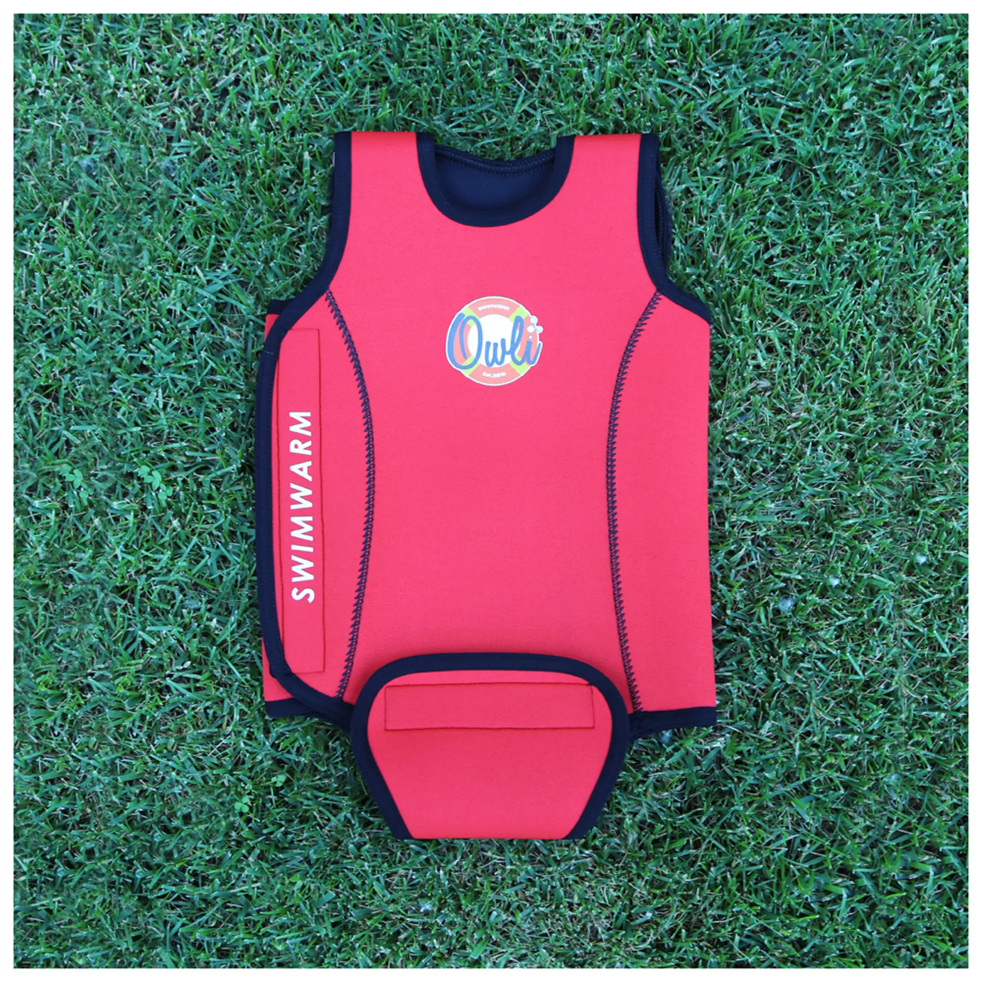 

Owli Swimwarm Baby Wetsuit Red 12-24 m Neoprene Swimsuit