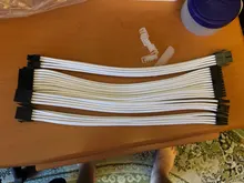 Cable-Kit Pc Case Power-Cord Extension 4pin ATX PSU 4-In-1 6 Sleeved 18AWG 2p/cpu 4-