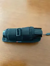 Bolsa táctica para linterna al aire libre, funda giratoria de 360 grados para cinturón, soporte para linterna, accesorios de caza