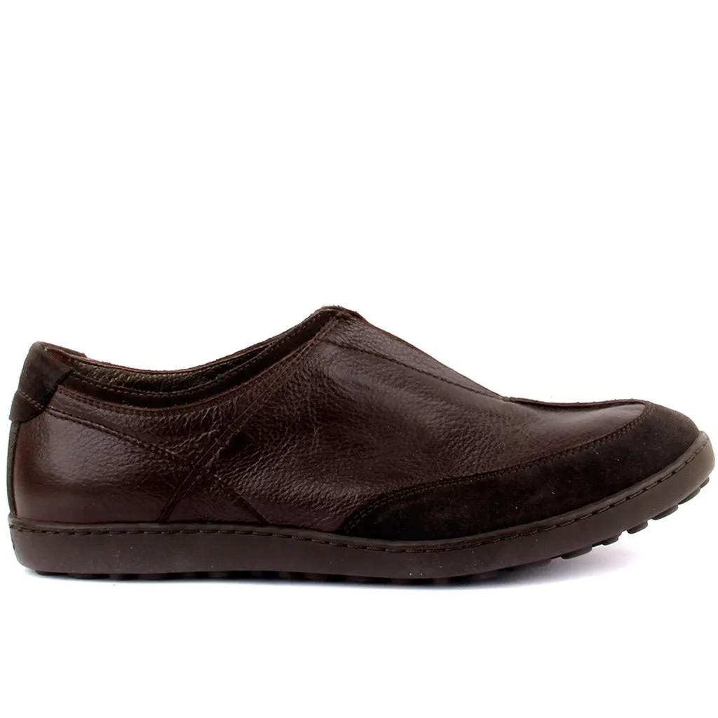 

Sail Lakers-Brown Suede Leather Men 'S Casual Shoes