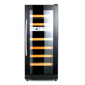 

Wine bar for 21 bottles of wine, 2 zones with temperature control | Fridge, PAXON silent wine cooler