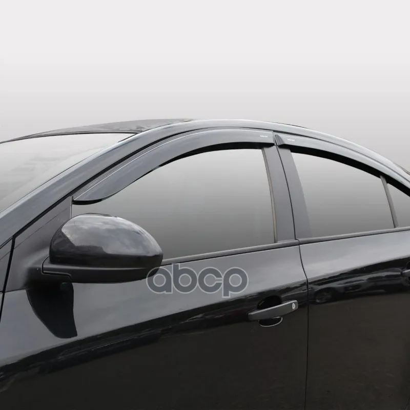 Комплект Дефлекторов Серия Samurai Chevrolet Cruze 2009-Н.В. /Седан /Накладные/ Скотч /К-Т 4 Шт./ Voron Glass арт. DEF00237