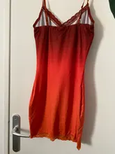 Macheda, naranja Sexy para Bodycon vestido de moda de las mujeres sin mangas de cuello en V de encaje ropa de dama Casual Slim Mini vestidos última novedad