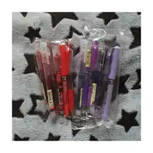 JIANWU-Set de bolígrafos de gel y subrayadores, juego de 6/7 unidades de bolígrafos de 0.5mm y rotuladores fluorescentes de secado rápido