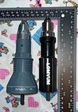 LOMVUM-taladro inalámbrico remachador accesorios, Adaptador de remaches de pistola eléctrica, herramientas eléctricas