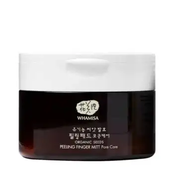 

Cleansing discs whamisa organic seeds peeling finger Mitt pore care