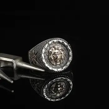 

Silva 925 Sterling Silver Ring for Men Zircon Stone S925 silver fashion Jewelry Gift Mens Rings All sizes