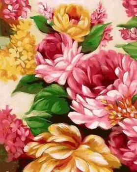 

Painting by Numbers Premium: Lush bouquet II