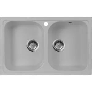 

Kitchen sink aquagranitex M-15 (310) Gray