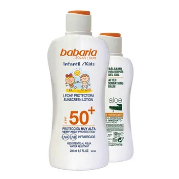 

BABARIA KIDS MILK SPF50 + WATERPROOF 200ML + ALOE BALM 100ML