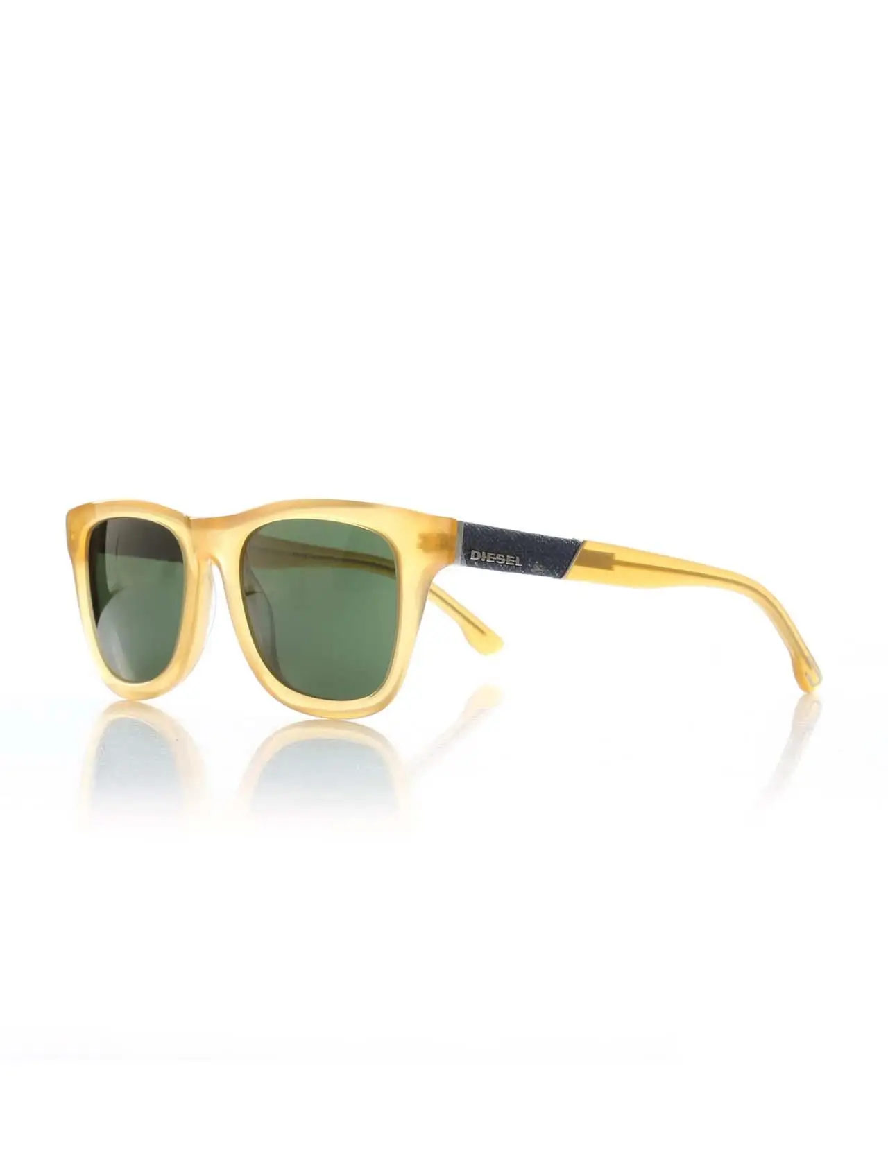 

Unisex sunglasses dl 0050 39n bone yellow organic square square 52-19-140 diesel