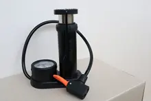 Mini bomba de pie portátil para bicicleta de X-TIGER, accesorios de manómetro, válvula Presta y Schrader