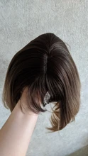 EASIHAIR-pelucas de pelo sintético para mujer, BOB ombré corto, rubio ceniza, resistentes al calor, Bob liso, Cosplay, Lolita