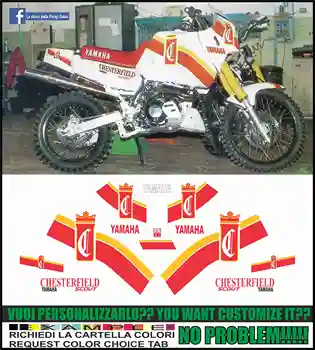 

XT 600 Z TENERE 1987 REPLICA CHESTERFIELD BYRD PARIS DAKAR STICKERS ADESIVI DECAL SET KIT COMPATIBILI