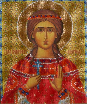

B329 set for embroidery with beads 'Tiny ''St. Marina ', 12x14.5 cm