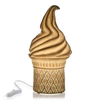 

Desk Lamp Ice Cream Porcelain (13,7 x 27 x 13,7 cm)