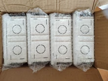 Delviz-Toma corriente con USB estándar para la UE, enchufe de pared con 2 salidas, panel de alimentación CA 110 ~ 250V, de calidad 16A, doble marco, 146x86mm