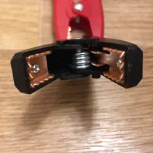 Alligator-Clip Electrical-Clips-Clamps Car-Battery Crocodile 100A Durable Insulated Red