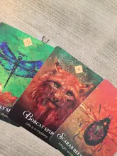 Las cartas del Tarot cubierta juegos inglés versión Tarot tarjeta el espíritu Animal Oracle juego de mesa para fiesta de la Familia Diversión jugando juegos