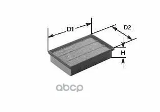 Фильтр Воздушный Mercedes-Benz: A-Class 04-, B-Class 05- Clean filters арт. MA1376