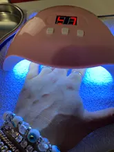 Secador de uñas de Gel UV, lámpara para secado de esmalte para manicura, 54W, 18 Uds.