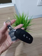 Cocolockey-Funda de silicona para la llave del coche, accesorio de 3 botones para Hyundai Sonata 2019 2020