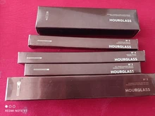 Hourglass-Juego de brochas de maquillaje, 10 unidades, polvo, colorete, sombra de ojos, corrector, delineador de ojos, pinceles con mango de Metal