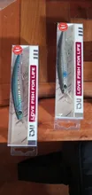 TSURINOYA 110S tiempo de hundiendo Minnow pesca en agua salada atraer DW77 110mm 22g gran trucha, Lucio río cebos duros Jerkbait