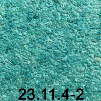 

Liquid wallpaper made of natural cotton geoluk (turquoise)