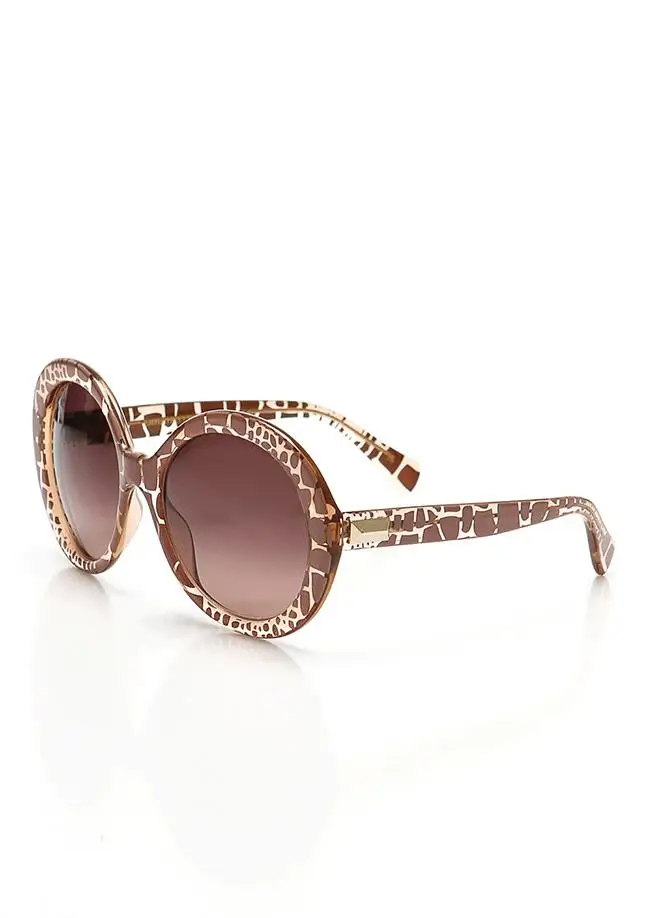 

Women's sunglasses ep 730 651 bone cream organic round round 57-18-135 emilio pucci