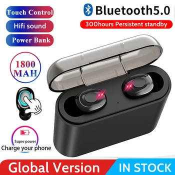

Bluetooth Headphone Ture Wireless Earphones Bluetooth 5.0 Headset With Mic Mini Bluetooth Earbud Cordless Earphone PK i10 i7s
