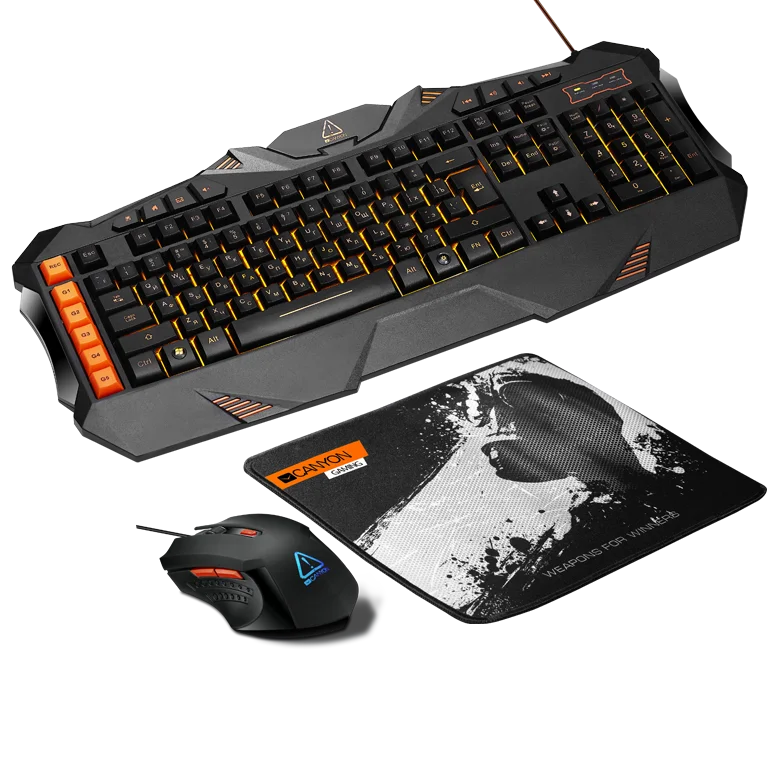 Gaming Keyboard And Mouse And Headset Canyon Leonof Cnd Sgs01 Ru Gaming Pc Keyboards Aliexpress
