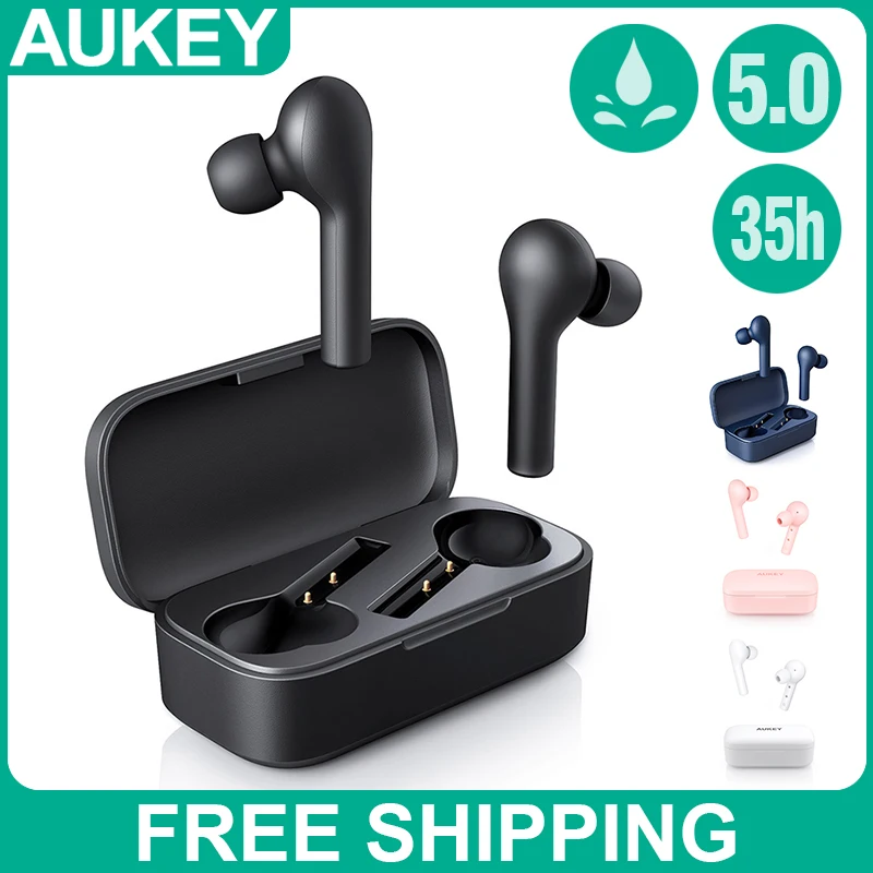 AUKEY EP-T21 6 Mics беспроводные наушники Музыкальные стереонаушники Многорежимные