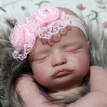 Kit de muñeca de vinilo de Rosalie, juego completo de muñeca realista de tacto suave de color fresco con cuerpo popular con certificado, 20 pulgadas