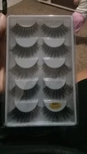 SHIDISHANGPIN-pestañas de visón hechas a mano, 5 pares, esponjosas y dramáticas, 3d faux cils, extensión de pestañas de visón fasle