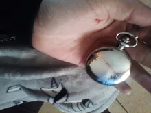 Reloj De bolsillo Retro De plata clásica para hombre, pulsera De mano De cuarzo pulido con cadena colgante, De bolsillo liso, regalo