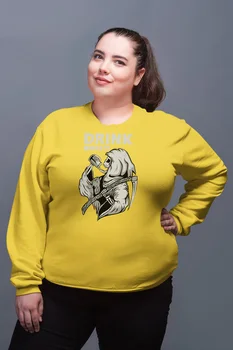 

Angemiel Wear Drink More Yellow Women Sweatshirts