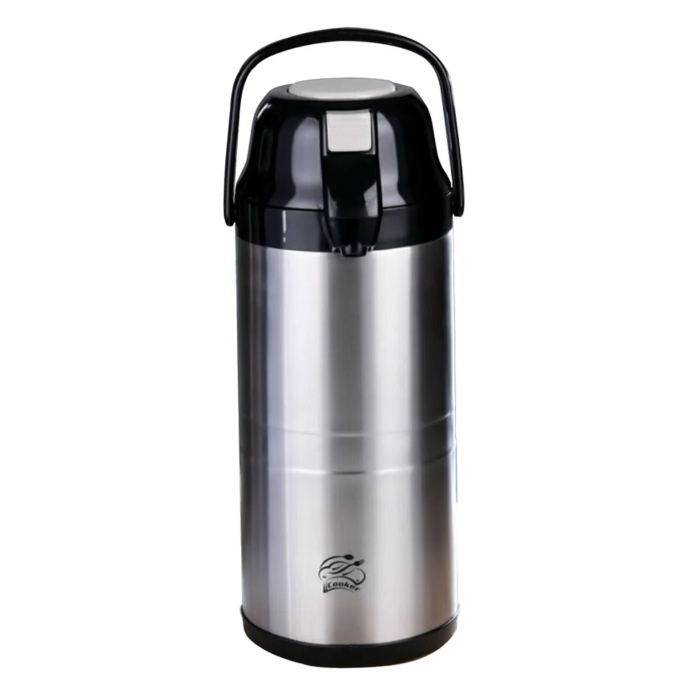 Stainless Steel Airpot Thermal Hot and Cold Beverage Carafe With Pump