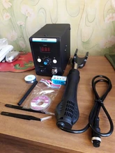 Eruntop-Estación de soldadura Digital LED 858D, desoldadura de hierro para soldar, BGA refundido, pistola de aire caliente