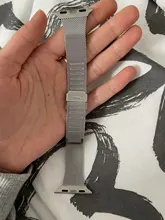 Correa de acero inoxidable para Apple Watch, correa de 44mm y 40mm para iWatch 6, 5, se, 4, 3, Correa milanese loop, 42 mm y 38mm