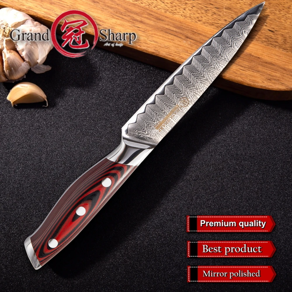 Kitchen Knife Set Chef Utility Damascus Knives