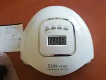 SUNX5 Max-Lámpara LED para secado de uñas, lámpara UV de hielo de 45/36/18 LED para secado de esmalte de Gel, temporizador, herramientas de manicura con Sensor automático, 90/72/36W