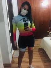 Traje de Triatlón de manga larga para mujer, medias, maillot, ropa de ciclismo para parejas, mono s