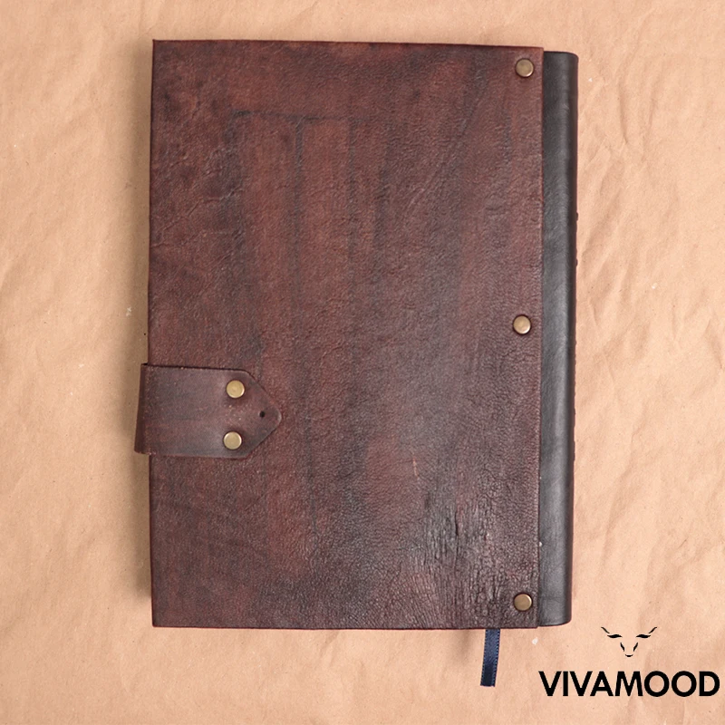 Vintage Leather Journal Blank Pages  Leather Journal Notebook Vintage -  Vintage - Aliexpress